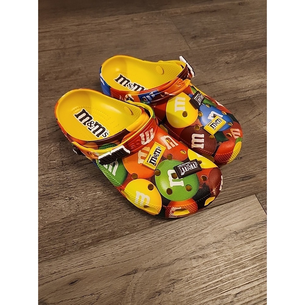Crocs x M&M's Classic Clog Yellow M12 New Candy Collab Limited‎